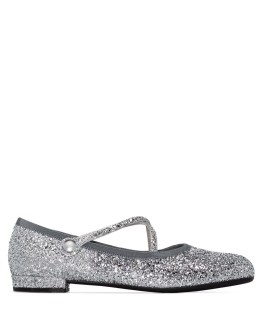 glitter ballerina shoes