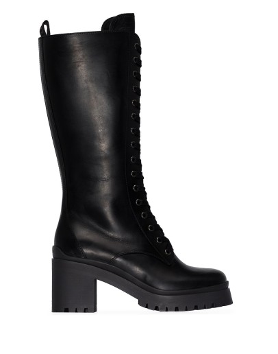 knee-high 80mm leather boots