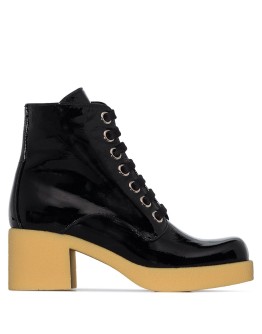 60mm patent-leather ankle boots