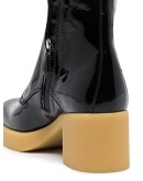 60mm patent-leather ankle boots