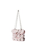flower-embellished shoulder bag