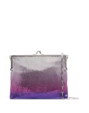 sequinned ombre-effect shoulder bag
