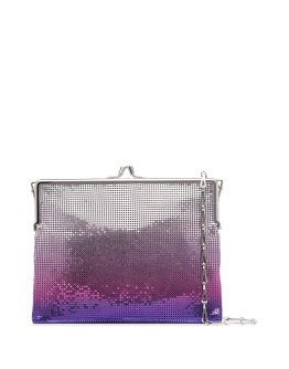 sequinned ombre-effect shoulder bag