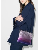 sequinned ombre-effect shoulder bag