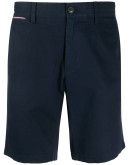buttoned welt pocket shorts