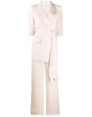wrap-front jumpsuit