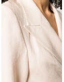 wrap-front jumpsuit