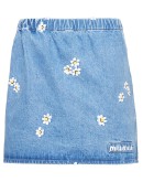 daisy embroidered skirt