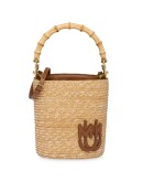 straw bucket bag
