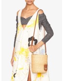 straw bucket bag