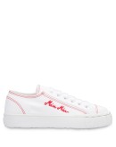 logo embroidered sneakers
