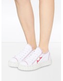 logo embroidered sneakers