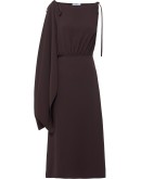 satin sablé dress