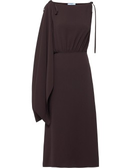 satin sablé dress