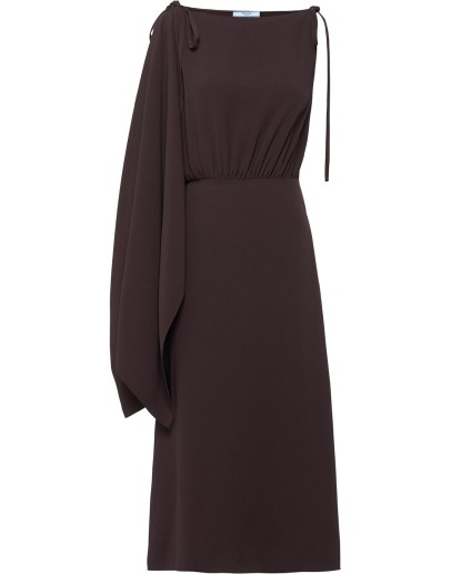 satin sablé dress