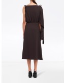 satin sablé dress