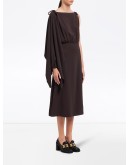 satin sablé dress