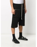 drawstring drop-crotch shorts