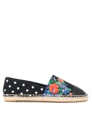 mixed print espadrilles