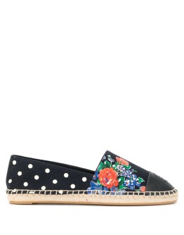 mixed print espadrilles