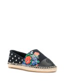 mixed print espadrilles