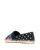 mixed print espadrilles
