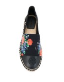 mixed print espadrilles