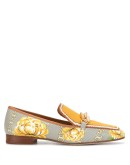 Jessa floral-pattern loafers 