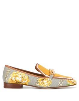 Jessa floral-pattern loafers 