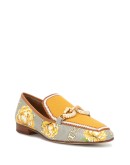 Jessa floral-pattern loafers 