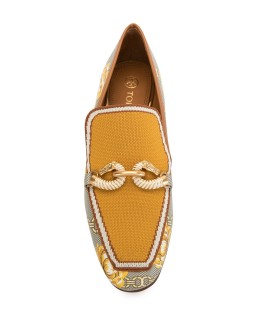 Jessa floral-pattern loafers 