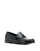 Monogram penny loafers