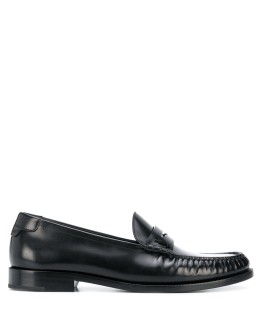 Monogram penny loafers