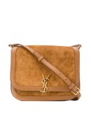 Lock medium shoulder bag