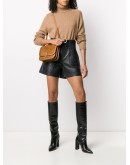Lock medium shoulder bag