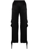 satin cargo trousers