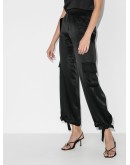 satin cargo trousers