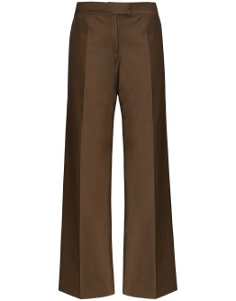 high-waisted wide-leg trousers