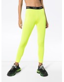 fluorescent logo waistband leggings