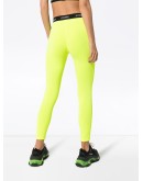 fluorescent logo waistband leggings