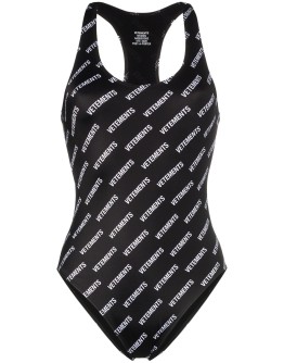 logo print bodysuit