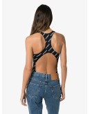 logo print bodysuit