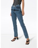 Gothic Magic logo-embroidered straight-leg jeans