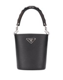 leather bucket bag
