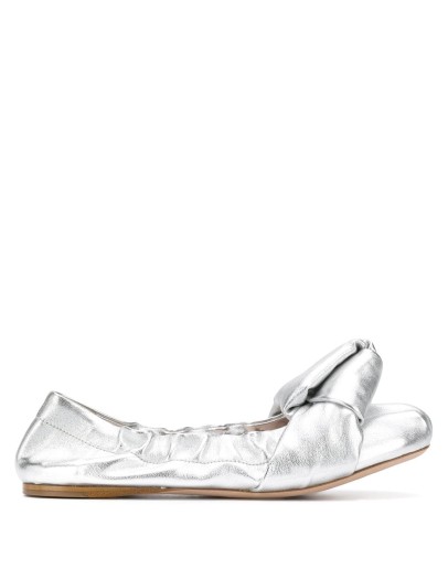 knot detail flat sandals