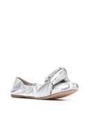 knot detail flat sandals