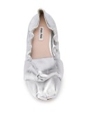 knot detail flat sandals