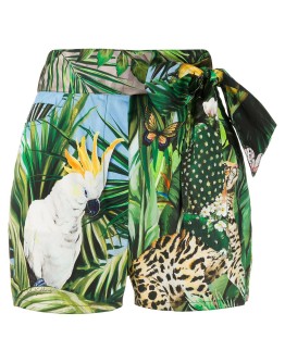 jungle print shorts