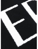 logo intarsia scarf