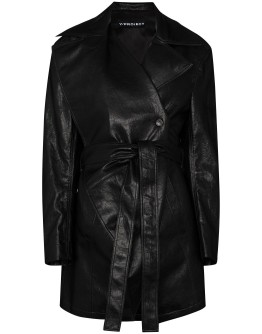 belted wrap jacket